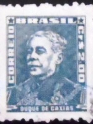 Selo postal do Brasil de 1961 Duque de Caxias 2