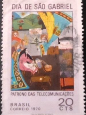 Selo postal Comemorativo do Brasil de 1970 - C 685 U