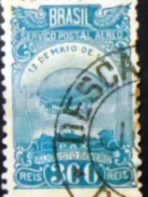 Selo postal do Brasil de 1934 PAX Augusto Severo