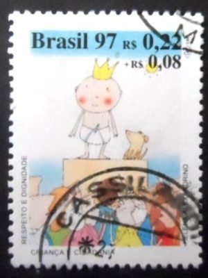 Selo postal do Brasil de 1997 Respeito e Dignidade