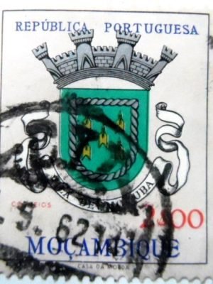 Selo postal de Moçambique de 1961 Vila Mocuba