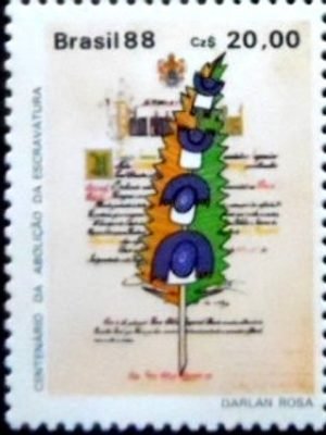 Selo postal COMEMORATIVO do Brasil de 1988 - C 1583 M