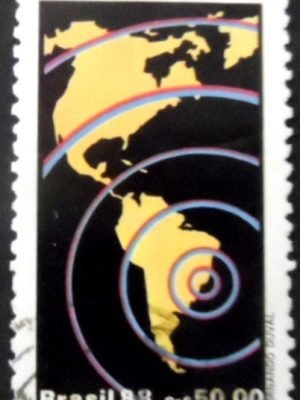 Selo postal COMEMORATIVO do Brasil de 1988 - C 1588 U