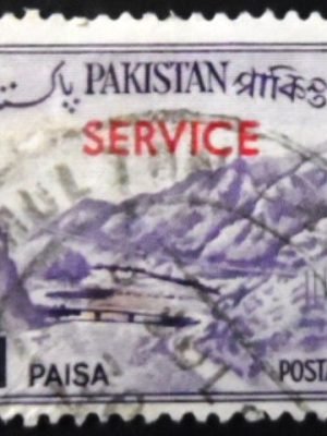 Selo postal do Paquistão de 1961 Khyber Pass
