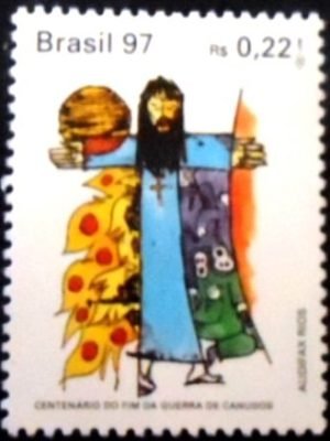 Selo postal do Brasil de 1997 Guerra de Canudos