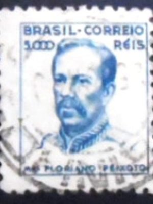 Selo postal do Brasil de 1941 Floriano Peixoto