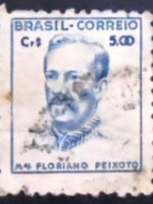 Selo postal do Brasil de 1950 Marechal Floriano Peixoto 5