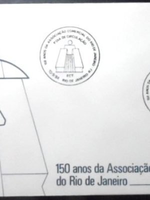 FDC oficial nº 337 de 1984 Associação Comercial Rio Janeiro