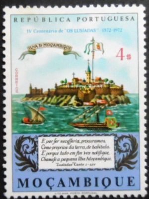 Selo postal de Moçambique de 1972 4th centenary of The Lusiads