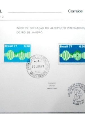 Edital de Lançamento 2 de 1977 Aeroporto Rio de Janeiro 7278