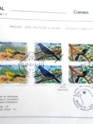Edital nº 7 de 1978 Pássaros Brasileiros