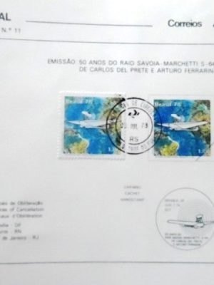 Edital nº 11 de 1978 Raid Savoia - Marchetti S-64