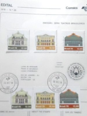 Edital de Lançamento nº 29 de 1978 Teatros Brasileiros