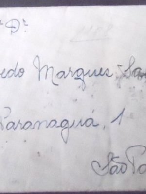 Envelope circulado em 1936 entre São Paulo x Araraquara 22