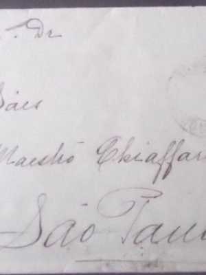 Envelope circulado em 1937 entre Araraquara x São Paulo