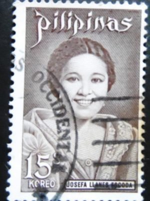 Selo postal das Filipinas de 1973 Josefa Llanes Escoda