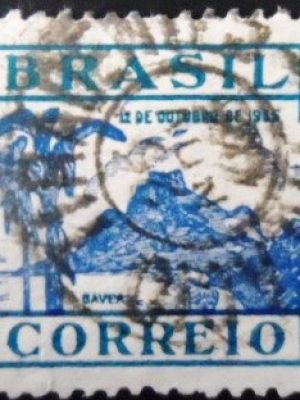 Selo postal comemorativo do Brasil de 1935 - C 98 U