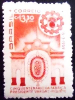Selo postal de 1959 Fábrica Getúlio Vargas