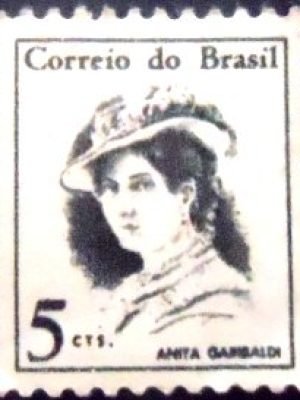 Selo postal Regular emitido no Brasil em 1967 - 0529 M
