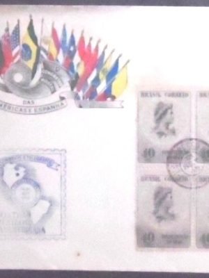 Envelope Comemorativo do Brasil de 1946 Mostra Panamericana