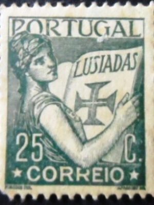 Selo postal de Portugal de 1931 Lusiadas